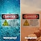 Signmission Stay Clear If Machine Close To Power Lines Danger Sign, Plastic, 10in W x 7in L, 2PK OS-2PACK-DS-P-710-L-1864 - alternate 4